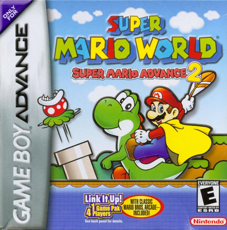 Super Mario Advance 2 box art for GameBoy Advance